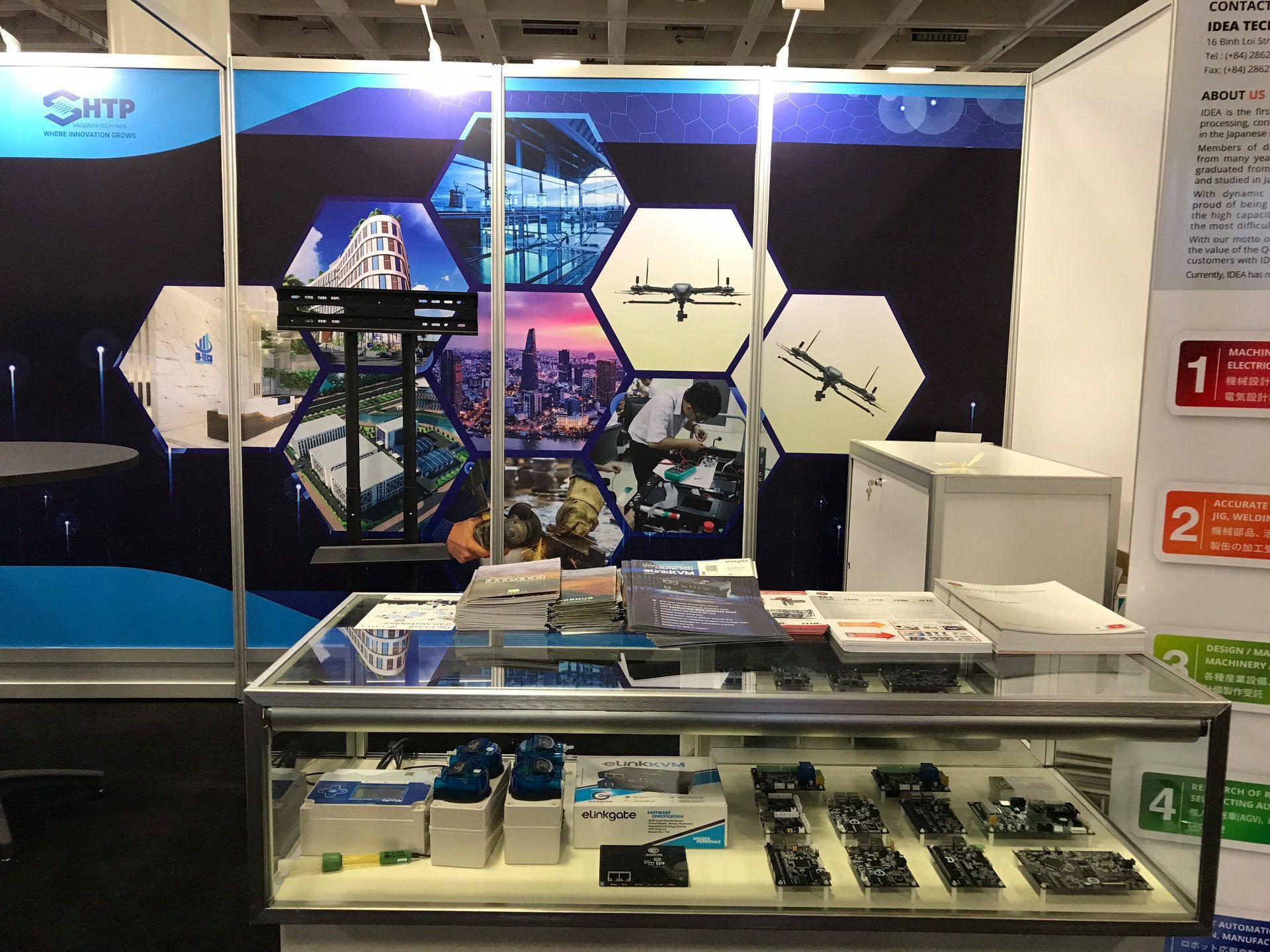 ElinkKVM products have been presented at the Semicon West 2019 exhibition stall in San Francisco city (California, USA).